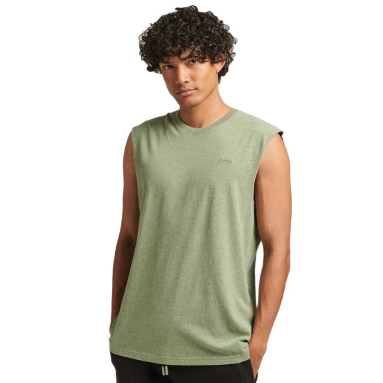 Superdry Ανδρική αμάνικη μπλούζα Vintage Logo Embroidered Tank Top